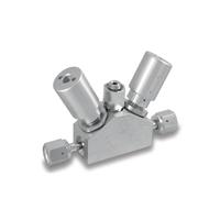 UHP Diaphragm Y-Valve - Manual or Air-Actuated (Vacuum to 300 psig) - 930Y Series